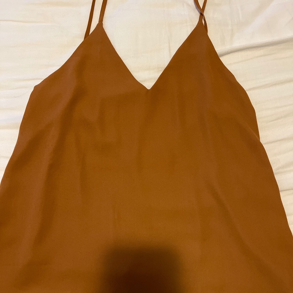 Burnt orange tank top